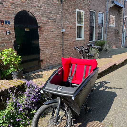 Lastenfahrrad Kissen Urban Arrow - Rot