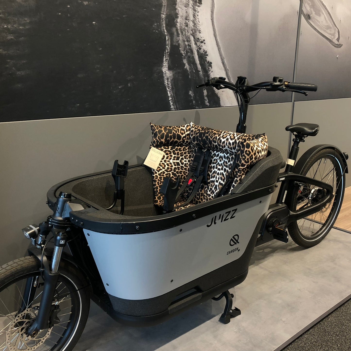 Lastenfahrrad Kissen Carqon - Leopard